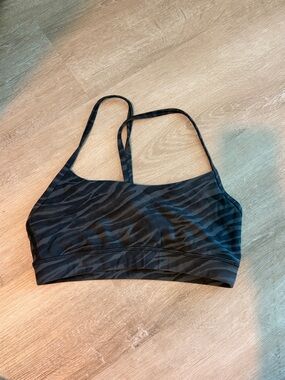 Lululemon striped sports bra